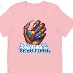Different is Beautiful- Autism Awareness T-Shirt